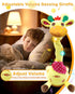 1 2 3 Pbooo Dancing Talking Giraffe Toy, Stuffed Animal Repeats What You Say, Electronic Musical Plush with Glowing