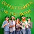Cutest Clover In The Patch Banner - Gold Glitter St. Patrick's Day Baby Shower Decorations