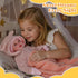 15-Inch Set, 3+, BABESIDE Baby Doll with Feeding Lightweight First Baby Doll for Kids Realistic Baby Girl with Soft