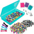 Fashion Angels Galaxy Bead Super Set (12679), 2,000+ Beads with Keeper Case, Makes 50+ Bracelets, Alphabet Charms, Pearlescent & Metallic Beads, Metal Charms, Includes Inspiration Guide by Fashion Angels