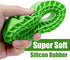 INJORA Silicone Rubber Inserts Foam for 106-108mm 1.9" Tires, Small Green