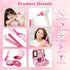 Set, 3-8 RedCrab Kids Beauty Salon Toy Girls Salon Hair Stylist Pretend Makeup Kit Includes Kids Hair Dryer, Comb