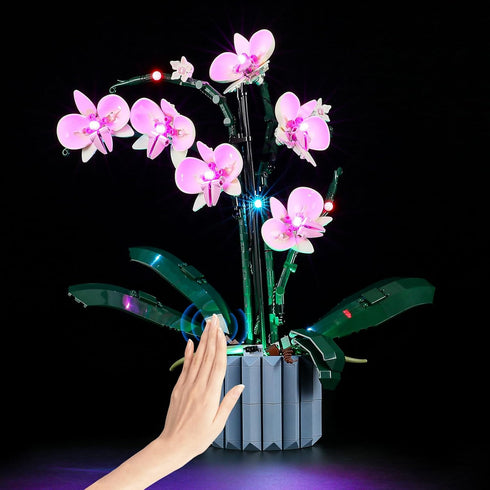 BRIKSMAX LED Lighting Kit for LEGO Orchid 10311 (Hand Sweep Sensor Switch Version) - Compatible with Lego Creator