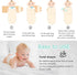 3 Pack 100% Elephants,0-3Months) LAT Swaddle Blanket with zip Baby Girl Boy-Easy Adjustable Infant Sleep Sack Wrap