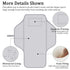 kimitimi Portable Diaper Changing Pad for Baby & Toddler Waterproof Foldable Baby Changing Mat Built-in Pillow, Travel