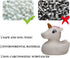 Bath Toys 8 Pack - Light Up Floating Rubber Animals with Color Changing Light for Baby Kids Toddler Bathtub Games