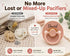 Personalized BPA Free Pacifier & Clip Natural Rubber Baby Pacifier with Custom Name Soft, Safe & Soothing for Newborns