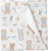 Cstdyfrv Cute Cats Mouse Baby Blankets for Boys Girls Pastel Kittens Paws Bows