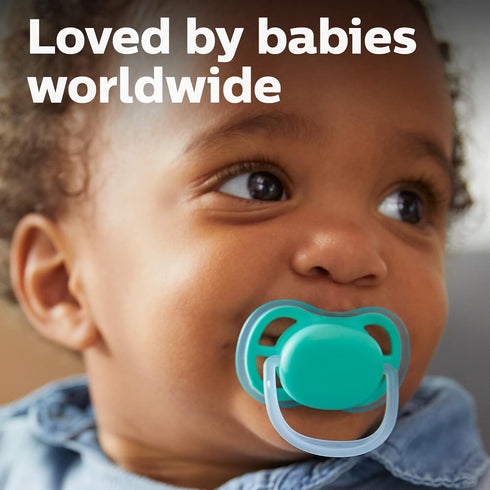 6-18 4 Pack, SCF085/09 Philips AVENT Ultra Air Pacifier, Months, Bear/paw