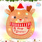 Athoinsu Light up Musical Christmas Elk Soft Plush Pillow 14 Inches Xmas