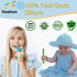 Sensory Chew Toys for Autistic Children, 4 Pack Silicone Teething Straws for Autism, ADHD, and Stress Relief