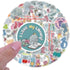 120pcs Elephant and Piggie Stickers for Kids, Cute Kawaii Waterproof Vinyl Decals for Water Bottles and Journals