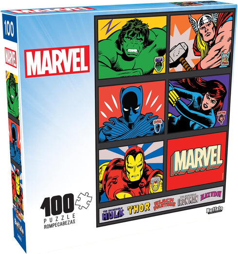Buffalo Games - Marvel - Avengers - 100 Piece Jigsaw Puzzle for Families, Perfect for Game Nights, 15.00 x 11.00