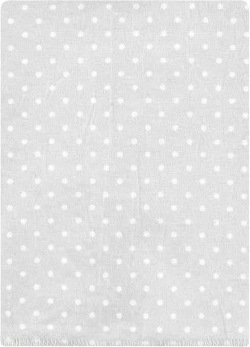 Set Lilac Elephants Cotton Flannel Burp Cloths for Babies - One Size