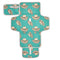 Kagirah Wild West Spots Pattern Portable Changing Pad with Built-in Pillow, Waterproof Foldable
