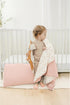 Konssy Muslin Baby Blankets for Girls, 100% Cotton Crib Blanket, Super Soft Lightweight Nursery Blankets 40"x36" (Pink