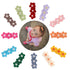 Hearuers Baby Hair Clips -Tiny Hair Barrettes for Baby Girls Fully Lined Wrapped