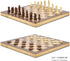 15'' Set -2 -24 Set 2 1 AMEROUS Magnetic Wooden Chess & Checkers Game Extra Queens Cherkers Pieces - Chessmen Storage