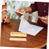 Zerodeko Wood Keepsake Storage Box for Pregnancy Test Lidded Baby Announcement Case Decorative Keepsake for Newborns
