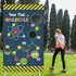 Science Toss Games Banner Backdrop, Chemistry Toss that Molecule Theme Decor for School Laboratory
