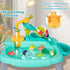 Kids Play Sink with Running Water - Mini Water Table for Toddlers 1-3, Electric Dishwasher Playing Toy for Indoor &