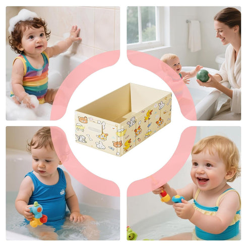 Generic Foldable Bathtub, Portable Leakproof Bath Tub, Stable Kids Travel Bath, Indoor Outdoor Bathtub for Girls