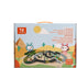 TUMAMA Dinosaur Toys Race Track, 281 Pcs Dinosaur Train Set for Kids 3-5 5-7, Flexible Tracks with 4 Dinosaurs, 2
