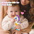 hahaland Toys for 1 Year Old Girl - Unicorn Musical Light Up Baby Girls Interactive Travel Christmas Stocking Stuffers