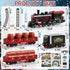 Set 2-4, Sets 3-8 Train for Toddlers Electrical Trains with Track, Smoke, Light, Sound and Scene, Christmas Train