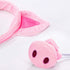 Norme Pig Costume Set - Ears, Nose, Tail, and Bow Tie, Pink Fancy Dress Kit Accessories for Kids