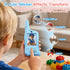 Acortjl 2 Pack Video Walkie Talkies for Kids, Rechargeable Kids Walkie Talkies with HD Camera & Voice Changer Long