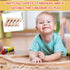 Hanaive 20 Pcs Wooden Dog Bone Track Connector Pack for Wooden Train Track Adapter Connector Pieces