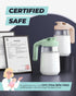 32oz 3X-Thick Breast Milk Pitcher, Heat & Cold Resistant Borosilicate Glass, Leakproof Breat Milk Fridge Storage