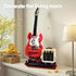HJPLPXH Set, Rock Guitar Interactive Building Block Creative Construction Model Toy with Display Stand, DIY Collectible