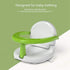 Lucakuins 6-18 Foldable Non Slip Bath Seat - Baby Bathtub Chair for Sitting Up, Wrap-Around Seat with Suction Cups