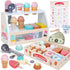 Wooden Ice Cream Counter Playset for Kids - Kitchen Pretend Play Gifts for Ages 3-6