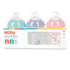 3-Pack 0+ 8oz, 3 Pack Set: Nuby Infant Feeding Bottles with Slow Flow Breast Size Silicone Nipple: Months, Delicate