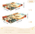 Bseiialft 52 28 Poppies Leaves Floral Crib Sheets for Boys Girls Soft and Breathable Cotton Baby Sheets for Standard