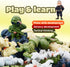 Entervending Army Men Action Figure Playset - 24 Pcs Small Soldiers Toys for Kids and Army Party Decorations