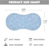 decor gift 4 Pack 22x11in Cotton Muslin Burp Cloth Breathable Daisy Flower Pastel Blue Baby spit up Cloth for Babies