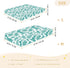 miaozhen 1 Pack 52x28 Cotton Baby Crib Sheets Soft Stretchy Vector Illustration Handdrawn Dog Cyan Unisex Child Crib