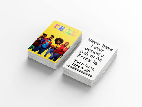 Kinfolk Chill - The Adult Drinking Game Celebrating Black Excellence, Perfect for Family Reunions and BBQs