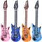 Rhode Island Novelty 24 Inch Rock Guitar Inflatables, One Dozen