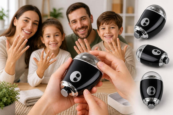 GUNIXA Electric Nail Clipper with USB Charging- Safe & Automatic Nail Trimmer for