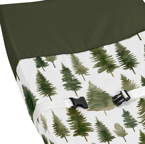 Sweet Jojo Designs Sage Green Woodland Boy Girl Gender Neutral Unisex Baby Changing Pad Cover Infant Newborn Diaper