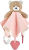 CREVENT 3-in-1 Baby Lovey Blanket with Teether & Rattle | Plush Chewable