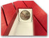 Guardhouse 9" Single Row Storage Box for 2" Paper and Plastic Coin Holders, 5 Pack, Red