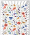 CaTaKu Crib Sheets for Girls & Boys - Wildflowers Poppy Baby Sheets, Neutral