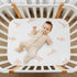 CaTaKu 28"x 52" Mini Crib Sheets Fitted for Girls Boys Cute Gooses Duck Baby Crib Sheets, Neutral Mattress Sheets