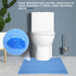 SYMHHA 25 Pack 24"x22" Upgraded Disposable Toilet Mats,Super Absorbent & Non-Slip Pads for Bathroom Floor,U-Shaped
